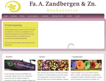 Tablet Screenshot of boeketterie-zandbergen.nl